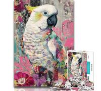 1000 Pieces for Adults Fantasy Budgie 1000 Piece Jigsaw Puzzles for Teenagers,Toys Educational Games Stress Relieving Artists Collection, Fine Art 50x75cm