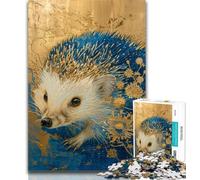 1000 Pieces for Adults Fantasy Hedgehog 1000 Pieces Jigsaw Puzzle For Adults Teens,Family Games Christmas Birthday Gifts 50x75cm