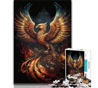 1000 Pieces for Adults Fantasy Phoenix Jigsaws 1000 Pieces for Adults,Toys Educational Games Stress Relieving Wall Decoration 50x75cm