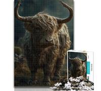 1000 Pieces for Adults Fantasy Yak Puzzles for Teenagers 1000 Pieces,Birthday Gift Idea for Adults, Family Game And Hobby 26x38cm