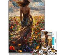 1000 Pieces for Adults Flowers Beauty Jigsaw Puzzle 1000 Pieces for Adults,Challenging Game Toys for Is Ideal As A Gift for The Whole Family (50x75cm)