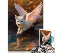 1000 Pieces for Adults Fox with Wings Puzzles for Adults And Teenagers,Toys Educational Games Stress Relieving Great Gifts And Toys (50x75cm)