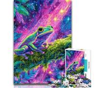 1000 Pieces for Adults Frog on The Tree Jigsaw Puzzles for Adults 1000,Challenging Game Toys for Is Ideal As A Gift for The Whole Family 50x75cm