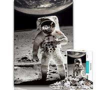 1000 Pieces for Adults From Earth to The Moon Jigsaw Puzzle 1000 Pieces for Adults,Challenging Game Toys for Is Ideal As A Gift for The Whole Family (38x26cm)