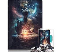 1000 Pieces for Adults Galaxy Art Buddha Jigsaws Puzzles 1000 Pieces for Adults Gifts,Birthday Present, Gifts for And Age 14 50x75cm