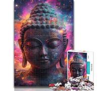1000 Pieces for Adults Galaxy Buddha 1000 Piece Jigsaw Puzzle for Adults Teens,Educational Games Home Decoration Artists Collection, Fine Art 75x50cm