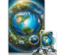 1000 Pieces for Adults Galaxy Fantasy Planet Jigsaw Puzzles for Adults 1000 Pieces,Diy Modern Wall Art Unique Gift Home Decor 26x38cm