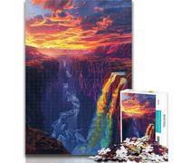 1000 Pieces for Adults Galaxy Waterfall Landscape Jigsaw Puzzles for Adults 1000 Pieces,Educational Games Home Decoration Artists Collection, Fine Art 26x38cm