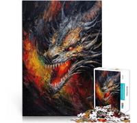 1000 Pieces for Adults Gifts dragon Made of cardboard for 14+ Hands-on Game gifts for friends and family。size：26x38cm/10.24x14.96inch