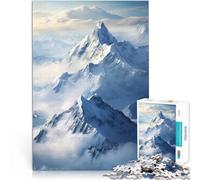 1000 Pieces for Adults Gifts “Mountains in winter ” for ages 14 and over Each piece is unique - Fun and challenging game for the whole family As a gift for the whole family and friends。