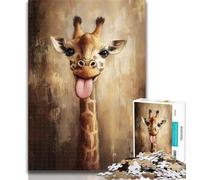 1000 Pieces for Adults Giraffe Jigsaws 1000 Pieces for Adults,is Ideal As A Gift for The Whole Family Suitable for And 14 50x75cm