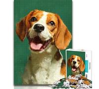 1000 Pieces for Adults Happy Beagle Jigsaws Puzzles 1000 Pieces for Adults Gifts,Birthday Present, Gifts for And Age 14 50x75cm