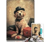 1000 Pieces for Adults Happy Puppy Jigsaw Puzzles for Adults 1000 Pieces,for Is Ideal As A Gift for The Whole Family for And 14 Years Old 50x75cm