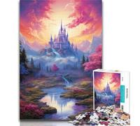1000 Pieces for Adults Heaven Landscape Fantasy Colors Puzzles for Adults 1000 Pieces,Family Game Birthday Gifts.Challenge High Difficulty 26x38cm
