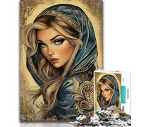 1000 Pieces for Adults Indian Princess Jigsaw Puzzles for Teenagers 1000,Learning Educational Toy for Is Ideal As A Gift for The Whole Family 75x50cm