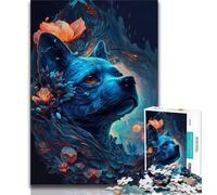 1000 Pieces for Adults Jack Russell Terrier Dog Puzzles for Adults And Teenagers,Toys Educational Games Stress Relieving Great Gifts And Toys (26x38cm)