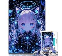 1000 Pieces for Adults Japanese Anime Girl Jigsaw Puzzles for Adults 1000 Pieces,Challenging Game for The Whole for Women, Gifts for Men (50x75cm)