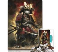 1000 Pieces for Adults Japanese Style Cat Warriors Puzzles for Adults And Teenagers,for Is Ideal As A Gift for The Whole Family for And 14 Years Old 26x38cm