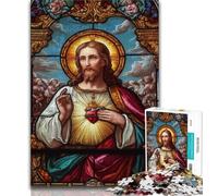 1000 Pieces for Adults Jesus Art 1000 Pieces Jigsaw Puzzles For Teens And Adults,is Ideal As Gifts for The Whole Family for And Age 14 (26x38cm)