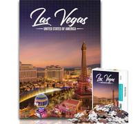 1000 Pieces for Adults Las Vegas Puzzles for Adults And Teenagers,Toys Educational Games Stress Relieving Great Gifts And Toys 26x38cm