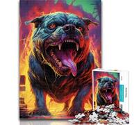 1000 Pieces for Adults Mechanical Bulldogs Jigsaw Puzzles for Adults 1000 Pieces,Challenging Game for The Whole for Women, Gifts for Men 26x38cm