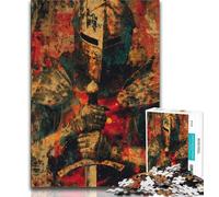 1000 Pieces for Adults Medieval Knights 1000 Pieces Jigsaw Puzzles For Teens And Adults,is Ideal As Gifts for The Whole Family for And Age 14 (26x38cm)
