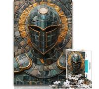 1000 Pieces for Adults Medieval Majestic Knight 1000 Piece Jigsaw Puzzles for Adults Gifts,Artists Collection, Fine Art for Age 14 Years Up 50x75cm