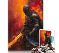 1000 Pieces for Adults Medieval Majestic Knight 1000 Pieces Jigsaw Puzzle For Adults Teens,Toys Educational Games Stress Relieving Great Gifts And Toys 50x75cm