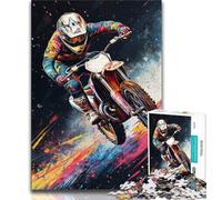 1000 Pieces for Adults Mountain Biking Puzzles for Teenagers 1000 Pieces,Birthday Gift Idea for Adults, Family Game And Hobby (50x75cm)