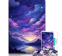 1000 Pieces for Adults Mountain of Dreams 1000 Piece Jigsaw Puzzle for Adults Teens,Educational Games Home Decoration Artists Collection, Fine Art 26x38cm