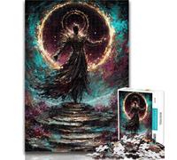 1000 Pieces for Adults Mysterious God of Death 1000 Pieces Jigsaw Puzzles for Adults And Teens,Family Games Christmas Birthday Gifts 50x75cm