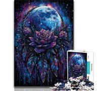 1000 Pieces for Adults Mystical Dream Catcher Jigsaws Puzzles 1000 Pieces for Teenagers Gifts,Vibrant And Unique Design Relaxing & Challenging Puzzle Experience (50x75cm)