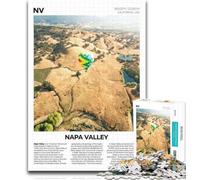 1000 Pieces for Adults Napa Valley Adult Jigsaws 1000 Piece,Educational Toys Is Ideal As A Gift for The Whole Family 75x50cm