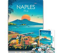 1000 Pieces for Adults Naples Puzzles for Adults And Teenagers,Toys Educational Games Stress Relieving Great Gifts And Toys 75x50cm