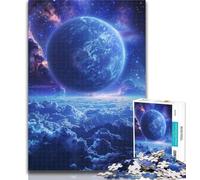 1000 Pieces for Adults Night Sky Planet Jigsaws Puzzles 1000 Pieces for Teenagers Gifts,Vibrant And Unique Design Relaxing & Challenging Puzzle Experience 50x75cm