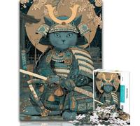 1000 Pieces for Adults Ninja Cat Jigsaw Puzzles for Adults 1000,Challenging Game Toys for Is Ideal As A Gift for The Whole Family 50x75cm