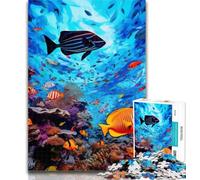 1000 Pieces for Adults Ocean World Jigsaws Puzzles 1000 Pieces for Teenagers Gifts,Vibrant And Unique Design Relaxing & Challenging Puzzle Experience 50x75cm