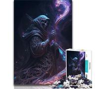 1000 Pieces for Adults Omnipresent Grim Reaper Jigsaw Puzzles for Teenagers 1000,Educational Toys Is Ideal As A Gift for The Whole Family (50x75cm)