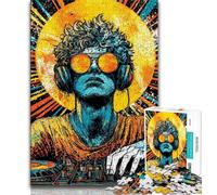 1000 Pieces for Adults Pop-art Sunglasses Jigsaws Puzzles 1000 Pieces for Adults Gifts,Birthday Present, Gifts for And Age 14 (50x75cm)