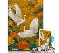 1000 Pieces for Adults Red-crowned Crane 1000 Piece Jigsaw Puzzles for Teenagers,Relax Games Is Ideal As A Gift for The Whole Family 75x50cm