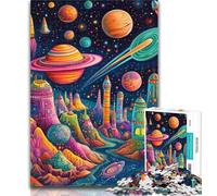 1000 Pieces for Adults Rocket And Spaceflight 1000 Piece Jigsaw Puzzles for Adults Gifts,Artists Collection, Fine Art for Age 14 Years Up 50x75cm