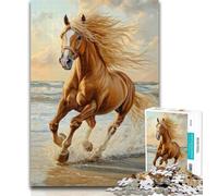 1000 Pieces for Adults Running Horse Jigsaw Puzzles for Adults 1000 Pieces,for Is Ideal As A Gift for The Whole Family for And 14 Years Old 50x75cm