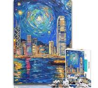 1000 Pieces for Adults Starry Sky Color Jigsaw Puzzles for Adults,with Fully Interlocking Randomly Shaped Pieces for And 14 Years Old 26x38cm