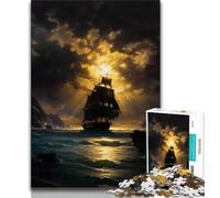 1000 Pieces for Adults Sunset Landscape Jigsaw Puzzles for Adults 1000 Piece,is Ideal As Gifts for The Whole Family for And Age 14 (50x75cm)