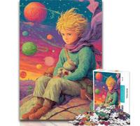 1000 Pieces for Adults The Little Prince Jigsaw Puzzles for Teenagers,Learning Educational Toy for Is Ideal As A Gift for The Whole Family 26x38cm