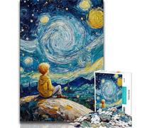 1000 Pieces for Adults The Little Prince of The Night Sky Jigsaw Puzzles for Teenagers 1000,Learning Educational Toy for Is Ideal As A Gift for The Whole Family 75x50cm
