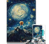 1000 Pieces for Adults The Little Prince of The Night Sky Jigsaw Puzzles for Teenagers 1000 Pieces,Family Game Stress Reliever Difficult Challenge Secret Santa Gifts 50x75cm