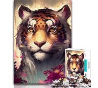 1000 Pieces for Adults Tiger Mythology Adult Jigsaws 1000 Piece,Educational Toys Is Ideal As A Gift for The Whole Family (50x75cm)