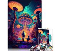 1000 Pieces for Adults Travelers in A Different Realm Jigsaw Puzzles for Teenagers,Learning Educational Toy for Is Ideal As A Gift for The Whole Family (38x26cm)