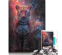 1000 Pieces for Adults Two Leopards Jigsaw Puzzles for Teenagers,Learning Educational Toy for Is Ideal As A Gift for The Whole Family 26x38cm